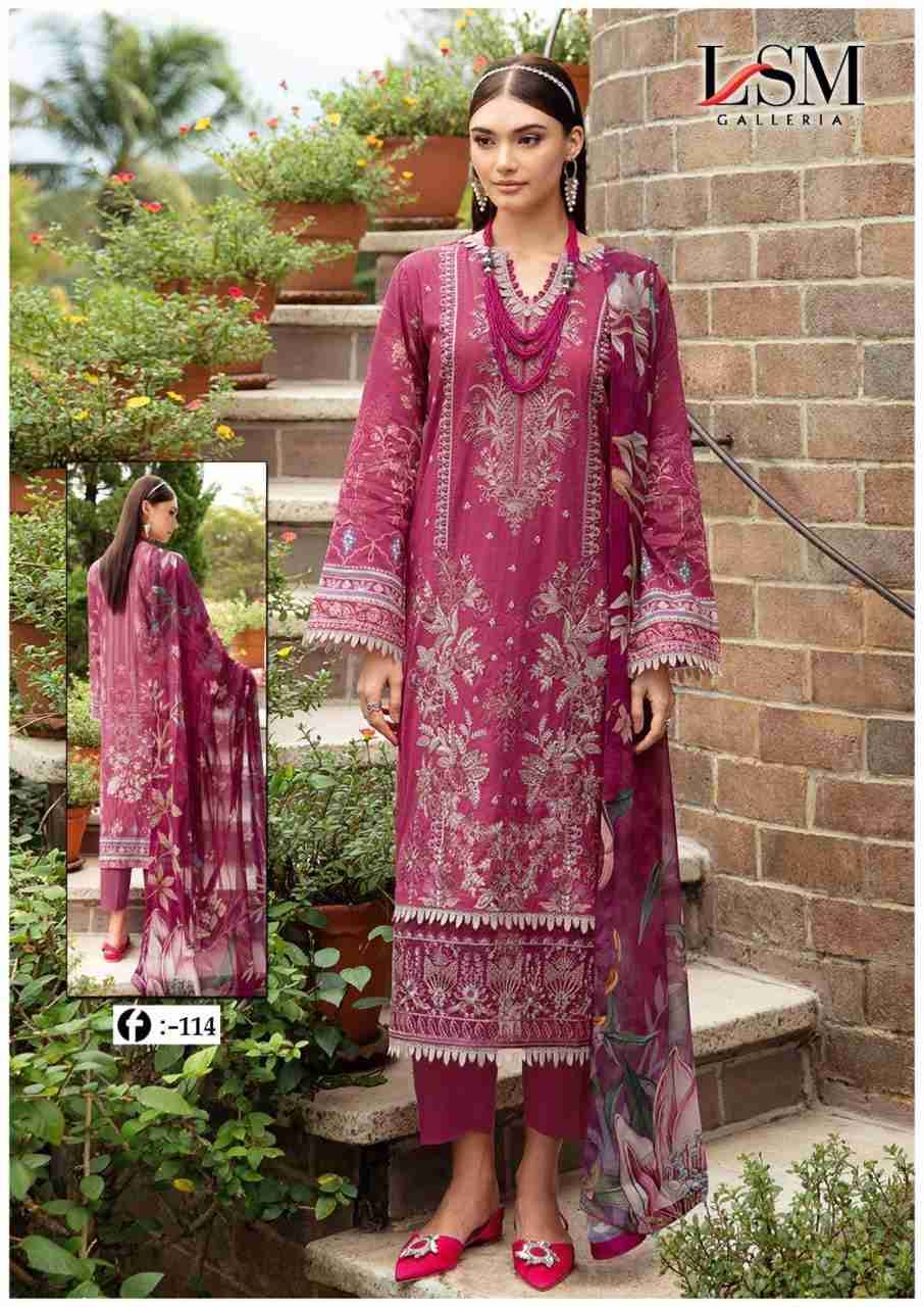 Firdous Queen Vol-11 By Lsm Galleria 111 To 116 Series Beautiful Stylish Festive Suits Fancy Colorful Casual Wear & Ethnic Wear & Ready To Wear Pure Lawn Print Dresses At Wholesale Price