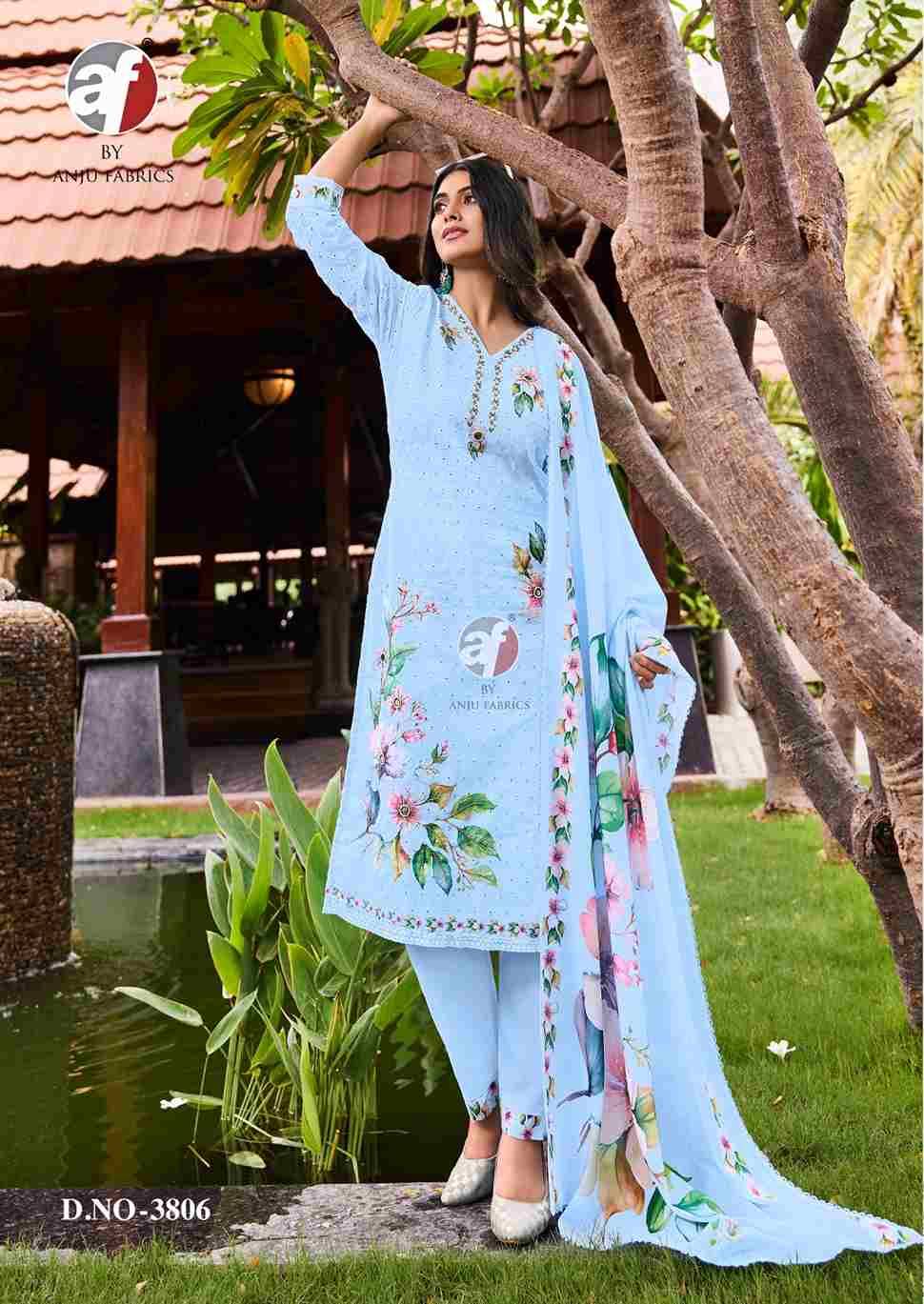 Comfort Lady Vol-2 By Anju Fabrics 3801 To 3806 Series Beautiful Stylish Fancy Colorful Casual Wear & Ethnic Wear Collection Pure Cotton Dresses At Wholesale Price