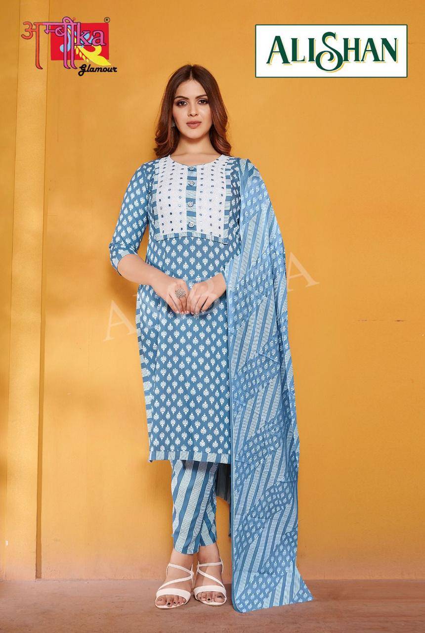 Alishan By Ambika 01 To 04 Series Beautiful Festive Suits Colorful Stylish Fancy Casual Wear & Ethnic Wear Rayon Print Dresses At Wholesale Price