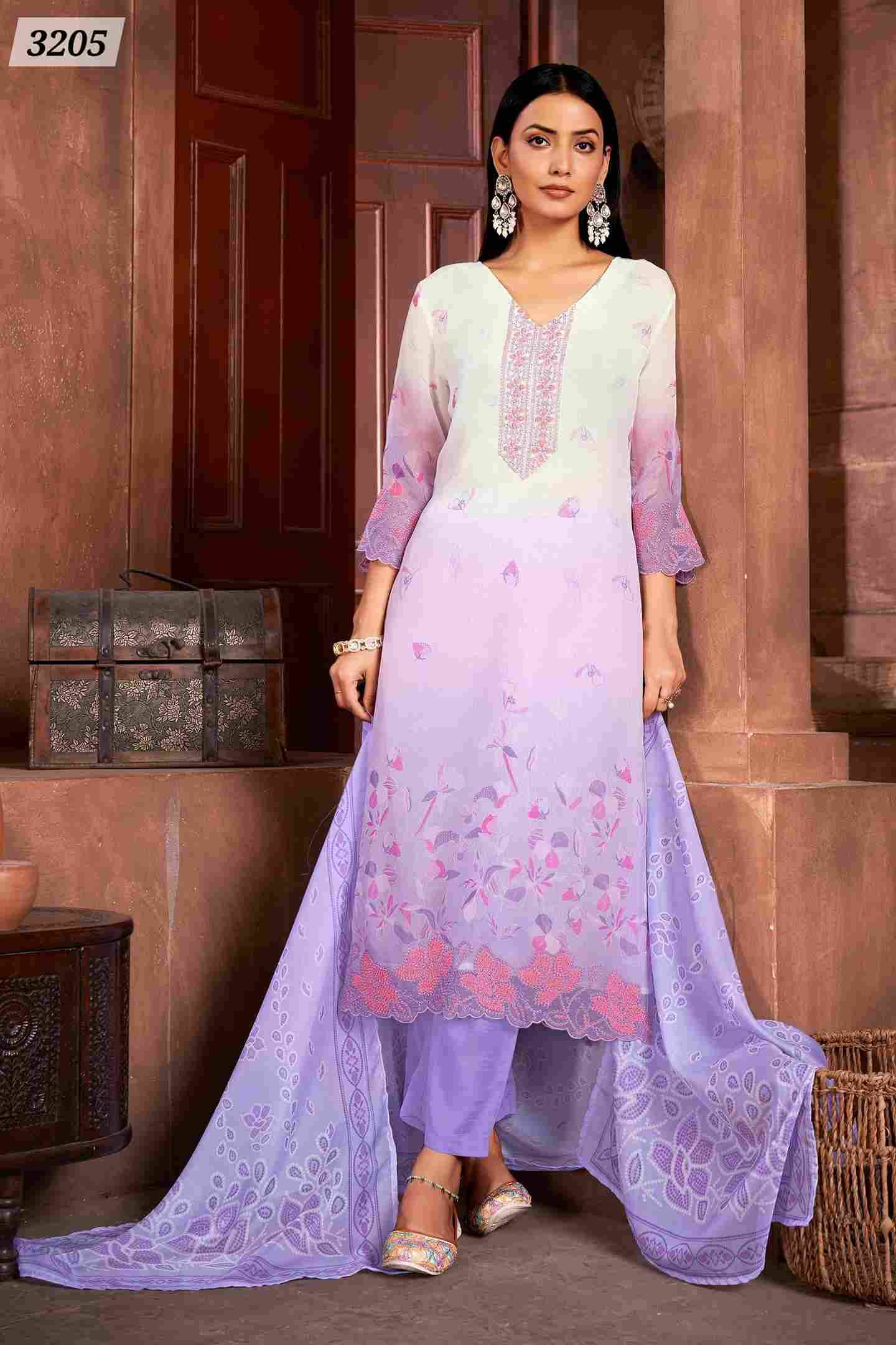 Ice Blue By Sokiro Style 3201 To 3205 Series Beautiful Festive Suits Colorful Stylish Fancy Casual Wear & Ethnic Wear Pure Organza Dresses At Wholesale Price