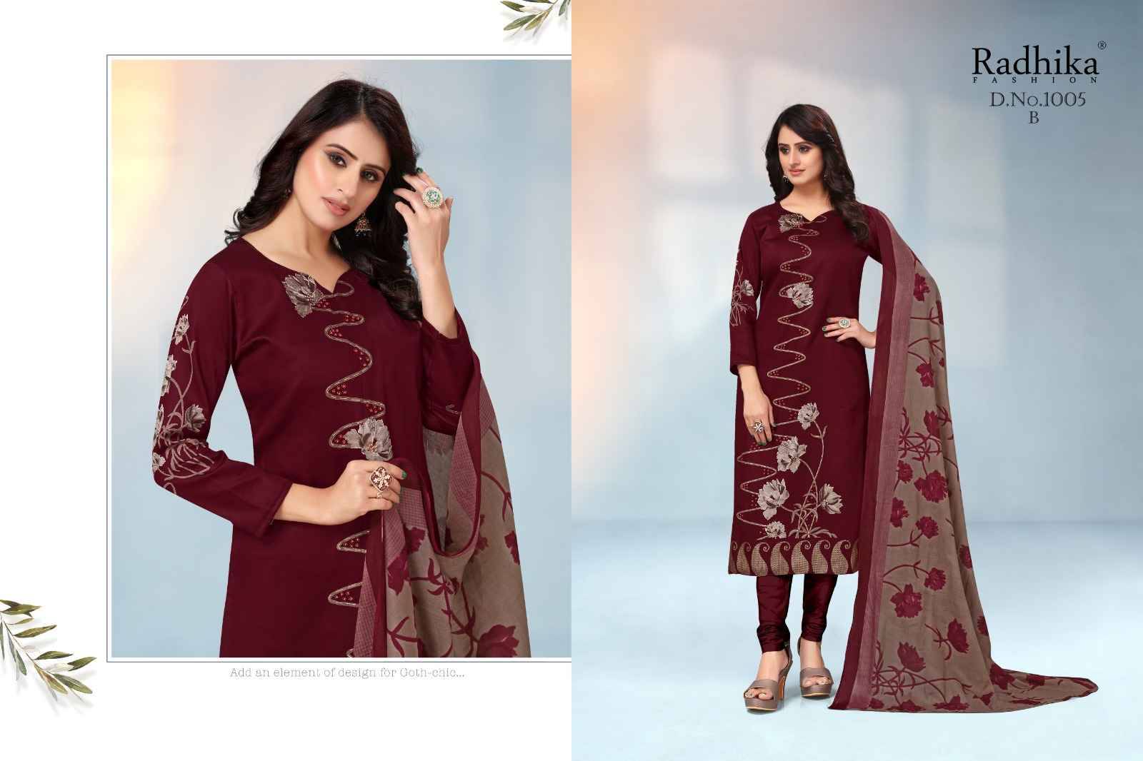 Jivika By Azara 1005-A To 1005-D Series Beautiful Festive Suits Stylish Fancy Colorful Casual Wear & Ethnic Wear Jam Print Dresses At Wholesale Price