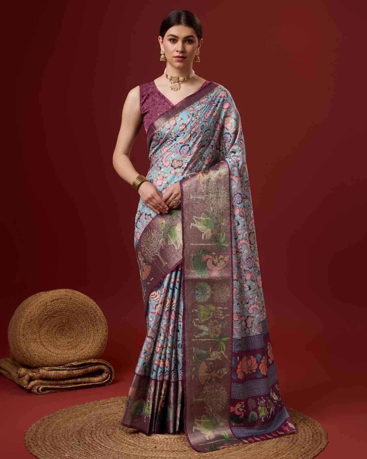 Vantara Vol-4 By Bunawat 4001 To 4004 Series Indian Traditional Wear Collection Beautiful Stylish Fancy Colorful Party Wear & Occasional Wear Cotton Sarees At Wholesale Price