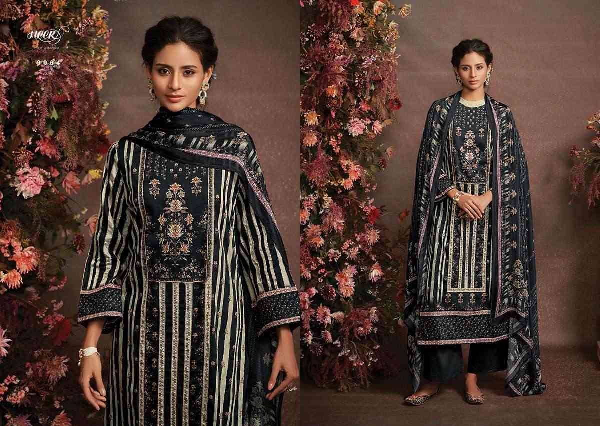 Ruhana By Kimora Fashion 9061 To 9068 Series Festive Suits Beautiful Fancy Colorful Stylish Party Wear & Occasional Wear Pure Cotton Satin Dresses At Wholesale Price