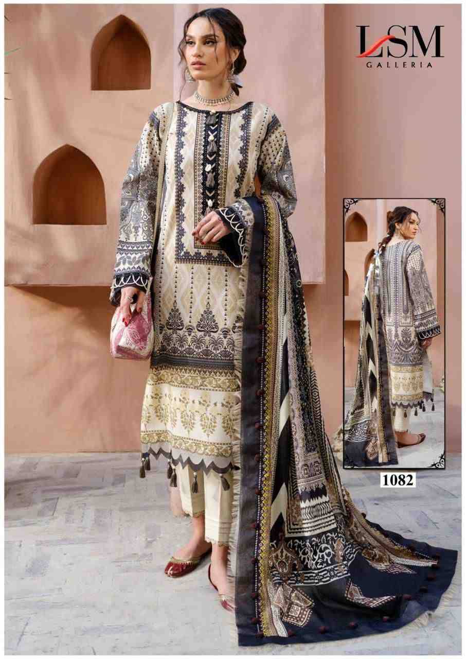 Parian Dream Vol-9 By Lsm Galleria 1081 To 1086 Series Beautiful Festive Suits Colorful Stylish Fancy Casual Wear & Ethnic Wear Pure Lawn Print With Work Dresses At Wholesale Price