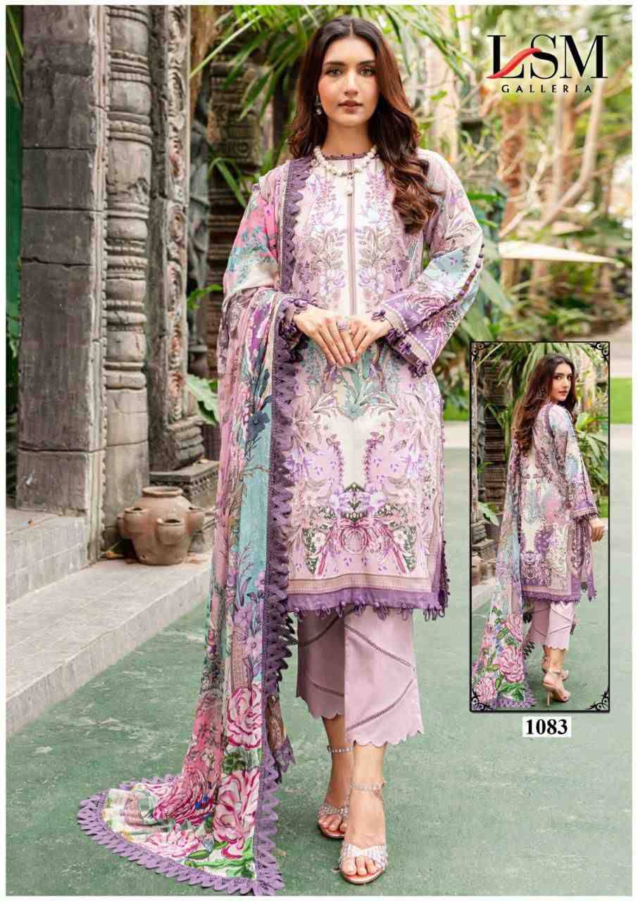 Parian Dream Vol-9 By Lsm Galleria 1081 To 1086 Series Beautiful Festive Suits Colorful Stylish Fancy Casual Wear & Ethnic Wear Pure Lawn Print With Work Dresses At Wholesale Price