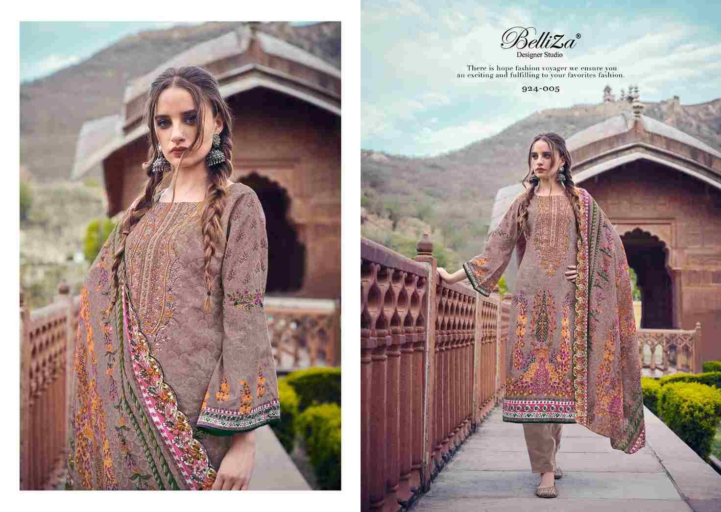 Guzarish Vol-11 By Belliza 924-001 To 924-008 Series Beautiful Stylish Festive Suits Fancy Colorful Casual Wear & Ethnic Wear & Ready To Wear Pure Cotton Digital Print Dresses At Wholesale Price