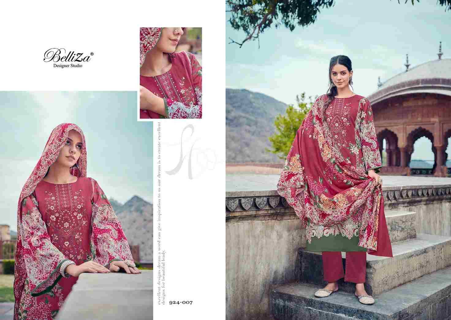 Guzarish Vol-11 By Belliza 924-001 To 924-008 Series Beautiful Stylish Festive Suits Fancy Colorful Casual Wear & Ethnic Wear & Ready To Wear Pure Cotton Digital Print Dresses At Wholesale Price