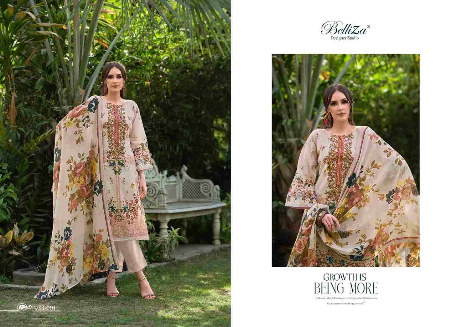 Naira Vol-58 By Belliza 933-001 To 933-008 Series Beautiful Festive Suits Stylish Fancy Colorful Casual Wear & Ethnic Wear Pure Cotton Print Dresses At Wholesale Price