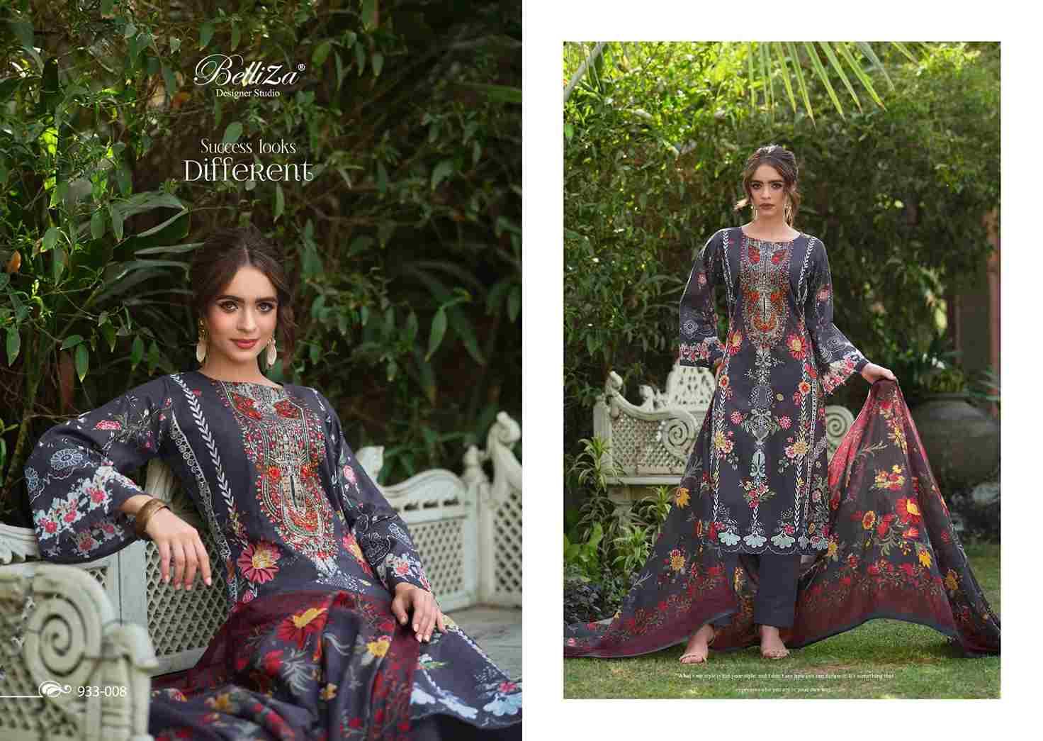 Naira Vol-58 By Belliza 933-001 To 933-008 Series Beautiful Festive Suits Stylish Fancy Colorful Casual Wear & Ethnic Wear Pure Cotton Print Dresses At Wholesale Price