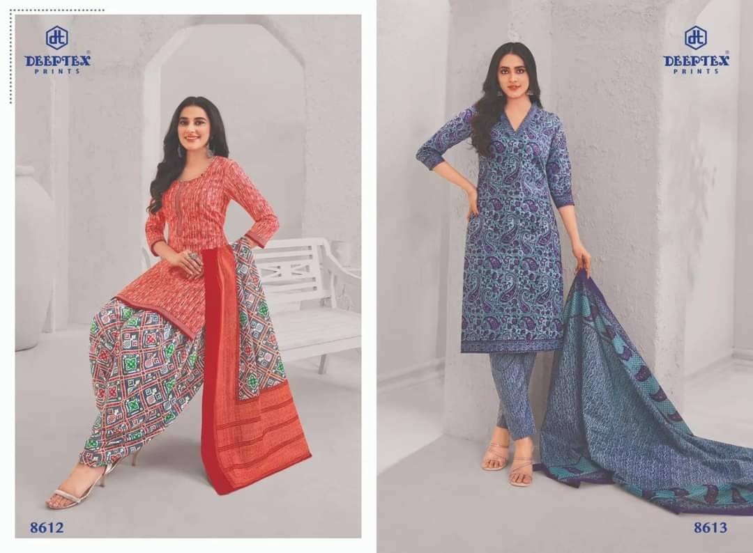 Miss India Vol-86 By Deeptex Prints 8601 To 8626 Series Beautiful Festive Suits Stylish Fancy Colorful Casual Wear & Ethnic Wear Cotton Print Dresses At Wholesale Price