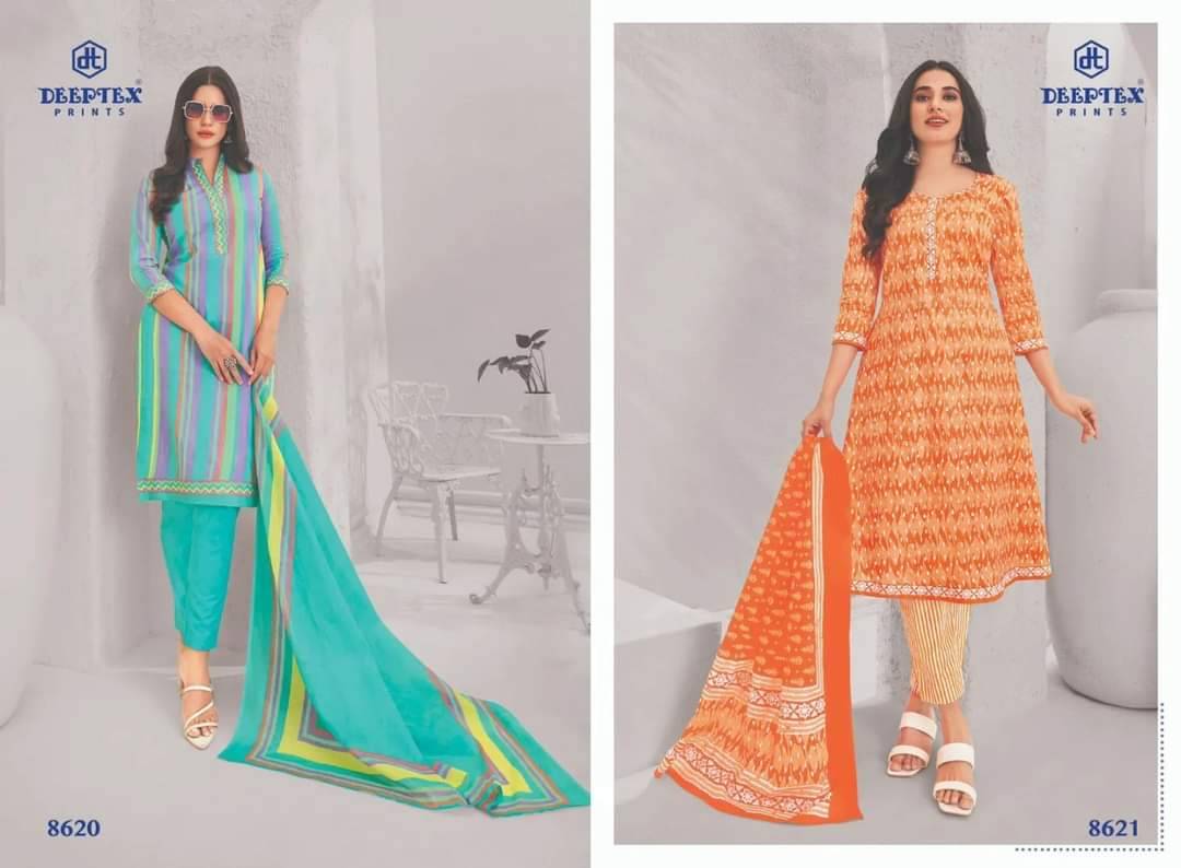 Miss India Vol-86 By Deeptex Prints 8601 To 8626 Series Beautiful Festive Suits Stylish Fancy Colorful Casual Wear & Ethnic Wear Cotton Print Dresses At Wholesale Price