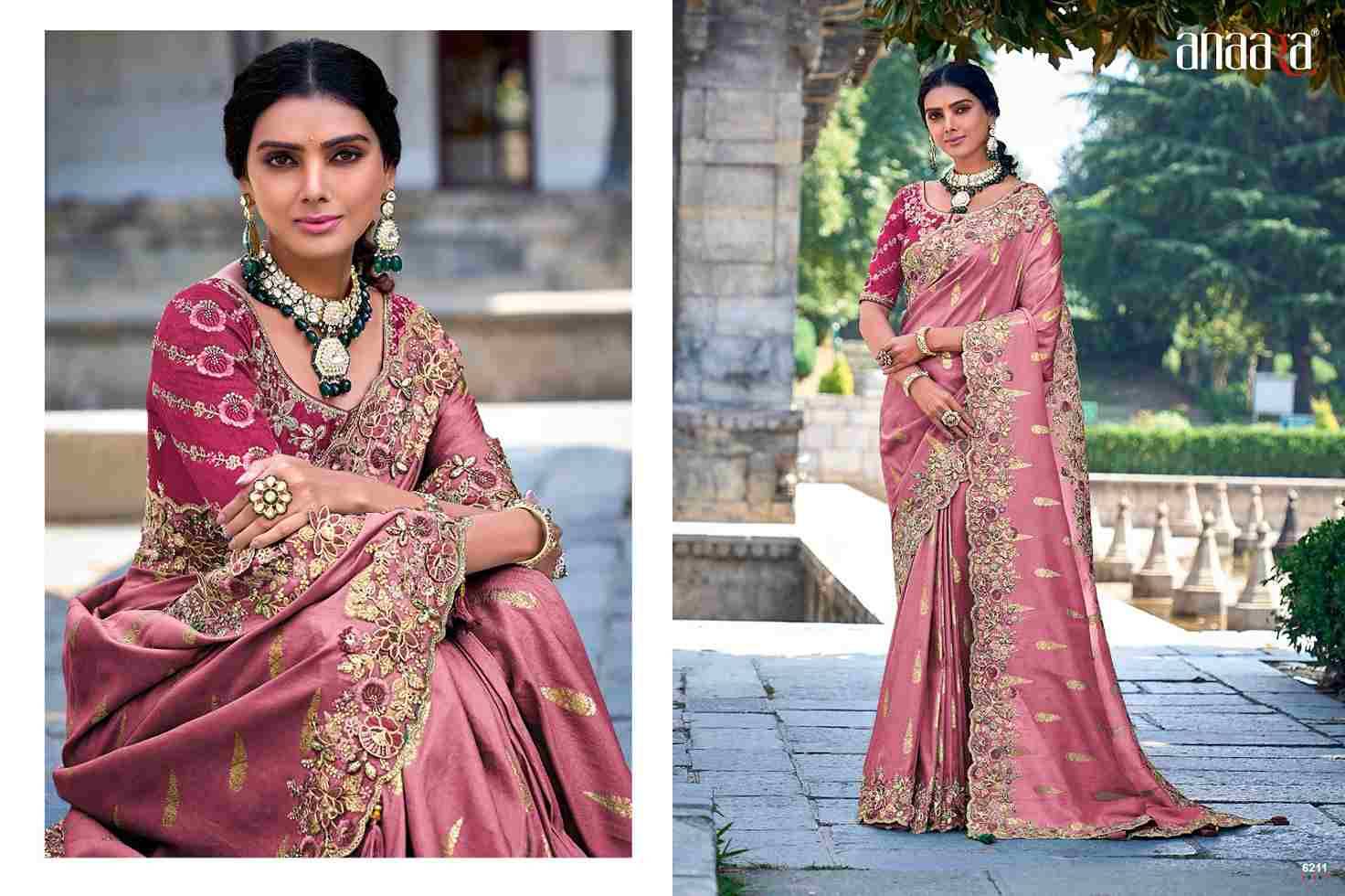 Anaara 6211 Series By Tathastu 6211 To 6216 Series Indian Traditional Wear Collection Beautiful Stylish Fancy Colorful Party Wear & Occasional Wear Silk Sarees At Wholesale Price