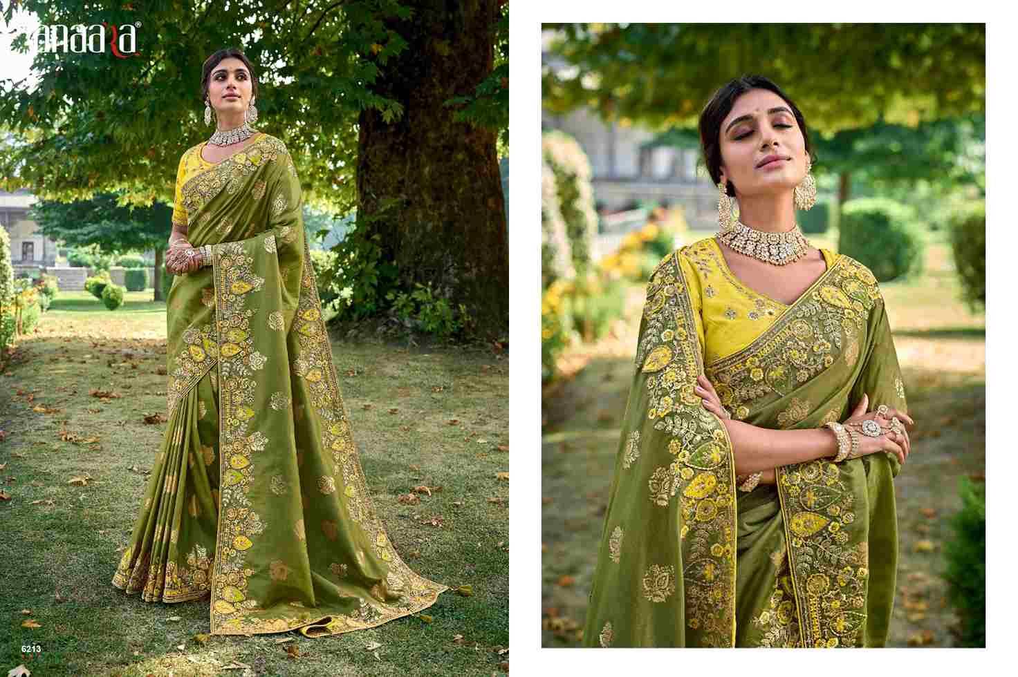 Anaara 6211 Series By Tathastu 6211 To 6216 Series Indian Traditional Wear Collection Beautiful Stylish Fancy Colorful Party Wear & Occasional Wear Silk Sarees At Wholesale Price