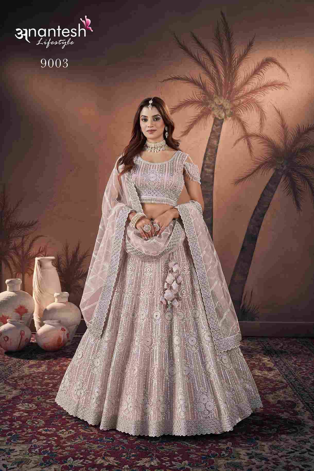 Bridal Couture-9003 Colours By Anantesh Lifestyle 9003 To 9003-B Series Beautiful Colorful Fancy Wedding Collection Occasional Wear & Party Wear Net Lehengas At Wholesale Price