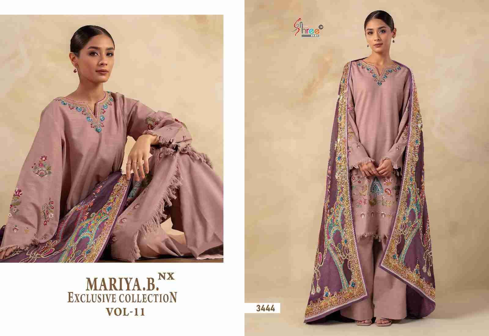 Mariya.B. Exclusive Collection Vol-11 Nx By Shree Fabs Beautiful Pakistani Suits Colorful Stylish Fancy Casual Wear & Ethnic Wear Pure Rayon Cotton With Embroidered Dresses At Wholesale Price