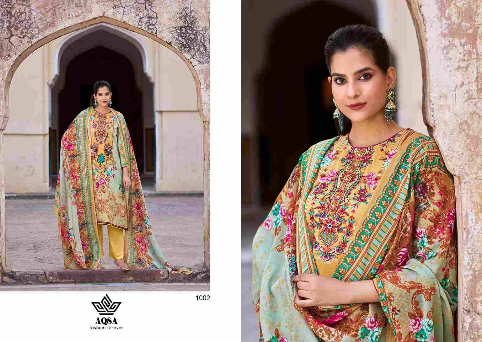 Merub By Aqsa 1001 To 1006 Series Beautiful Pakistani Suits Stylish Fancy Colorful Party Wear & Occasional Wear Pure Cambric Cotton Embroidered Dresses At Wholesale Price