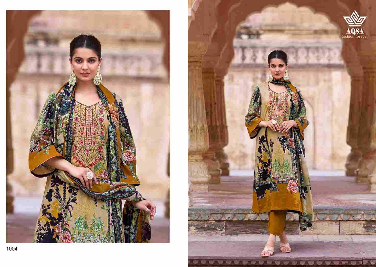 Merub By Aqsa 1001 To 1006 Series Beautiful Pakistani Suits Stylish Fancy Colorful Party Wear & Occasional Wear Pure Cambric Cotton Embroidered Dresses At Wholesale Price