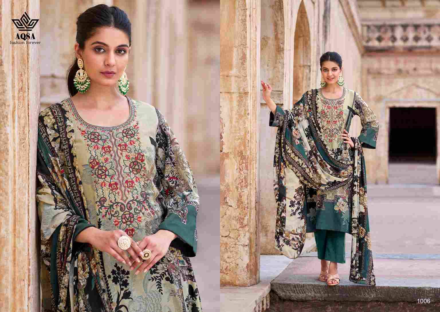 Merub By Aqsa 1001 To 1006 Series Beautiful Pakistani Suits Stylish Fancy Colorful Party Wear & Occasional Wear Pure Cambric Cotton Embroidered Dresses At Wholesale Price