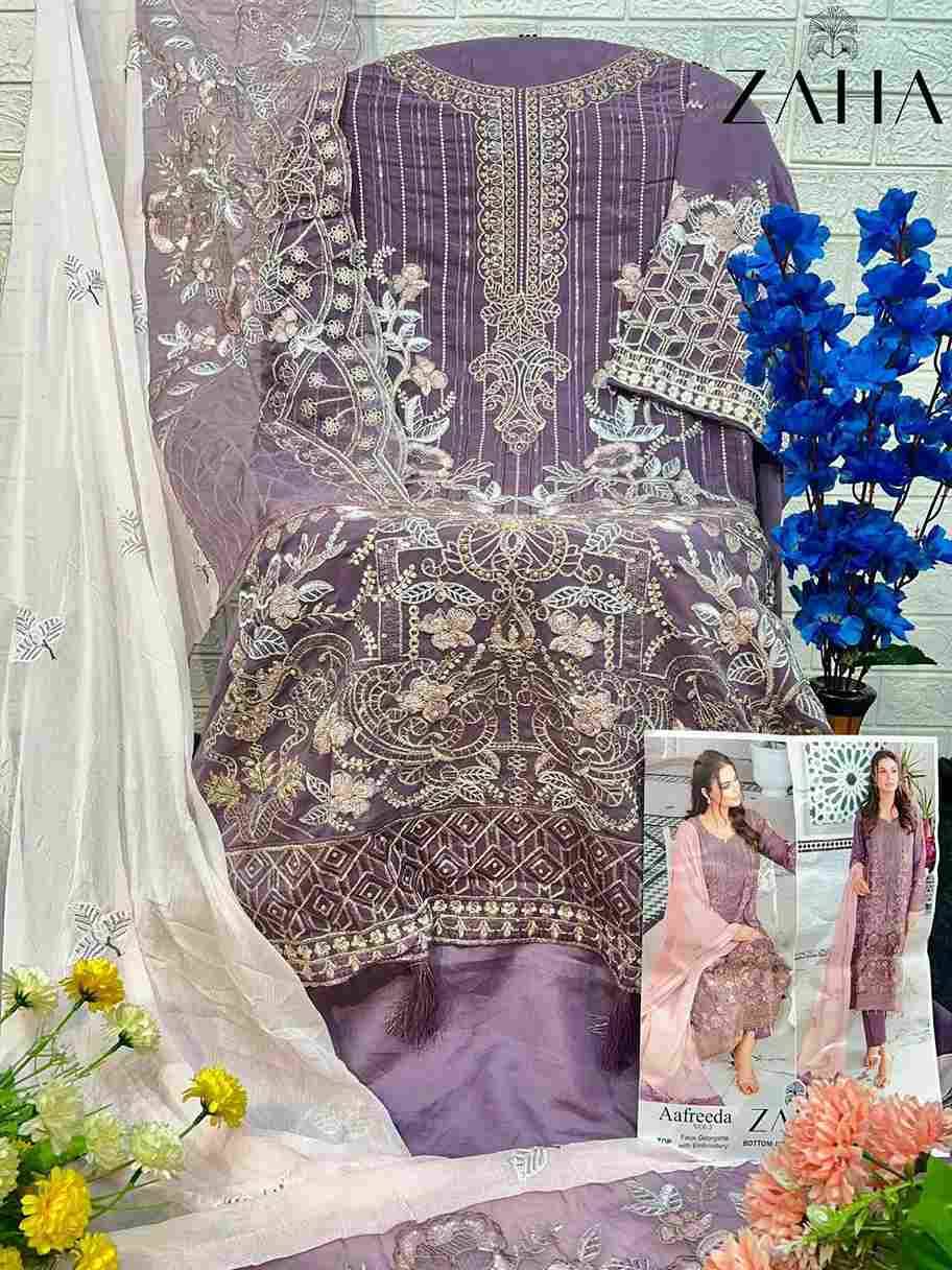 Aafreeda Vol-2 By Zaha 10264 To 10266 Series Beautiful Pakistani Suits Colorful Stylish Fancy Casual Wear & Ethnic Wear Faux Georgette Embroidered Dresses At Wholesale Price