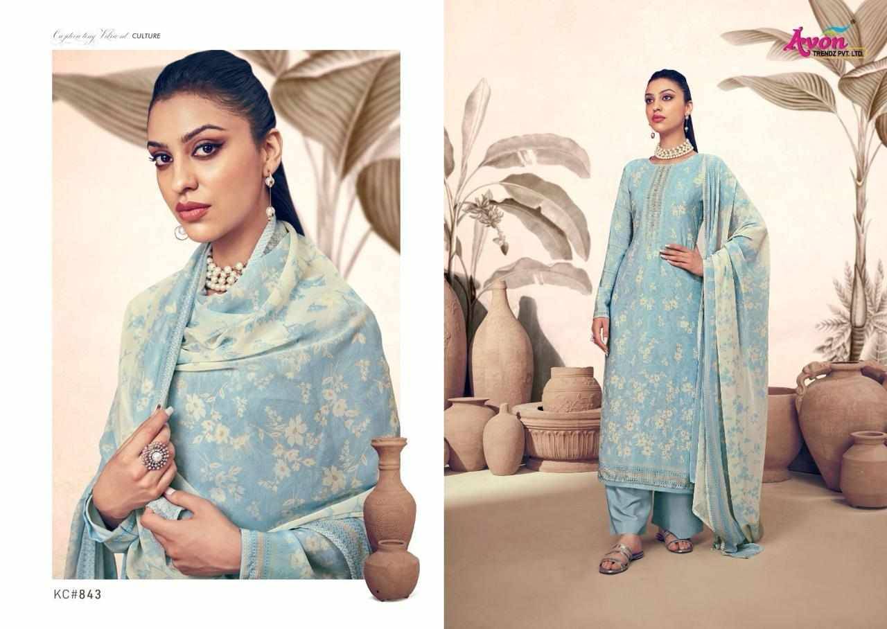Kabul Crape Vol-2 By Avon Trendz 839 To 844 Series Designer Festive Festive Suits Collection Beautiful Stylish Fancy Colorful Party Wear & Occasional Wear Crepe Dresses At Wholesale Price