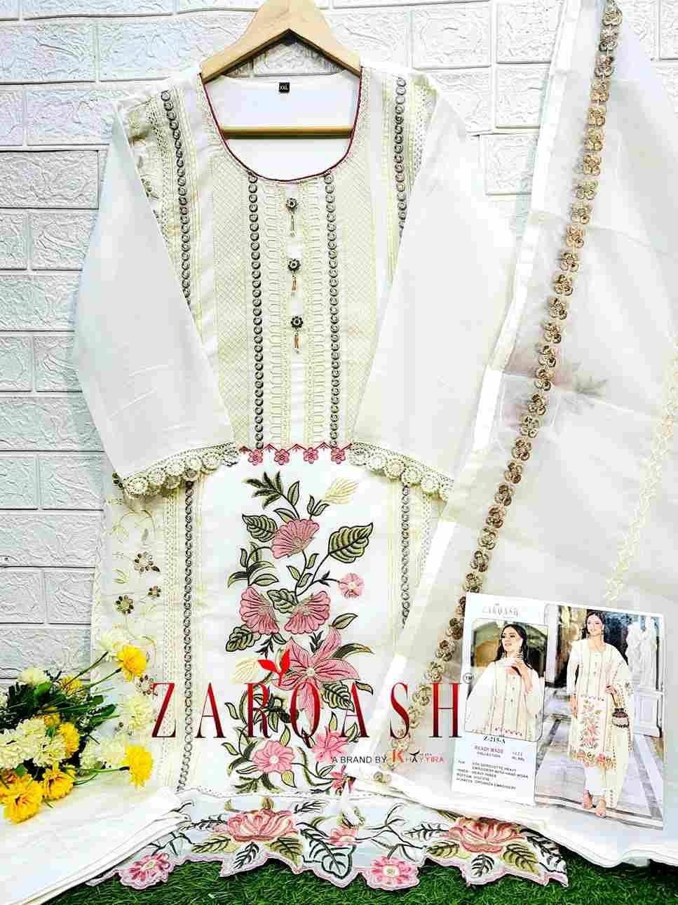 Zarqash Hit Design Z-215 Colours By Zarqash Z-215-A To Z-215-C Series Beautiful Pakistani Suits Colorful Stylish Fancy Casual Wear & Ethnic Wear Faux Georgette Dresses At Wholesale Price