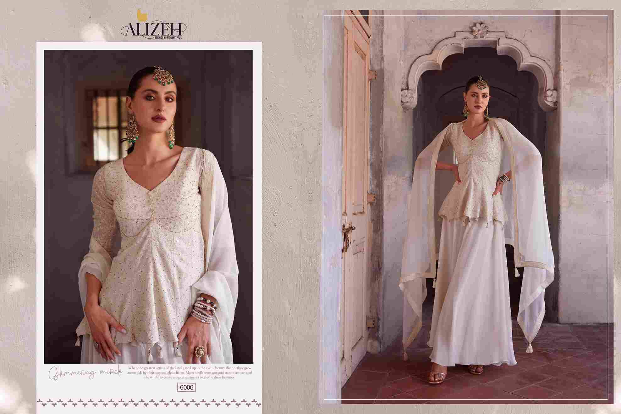 Gulbahar Vol-5 By Alizeh 6006 To 6007 Series Beautiful Suits Colorful Stylish Fancy Casual Wear & Ethnic Wear Georgette Embroidered Dresses At Wholesale Price