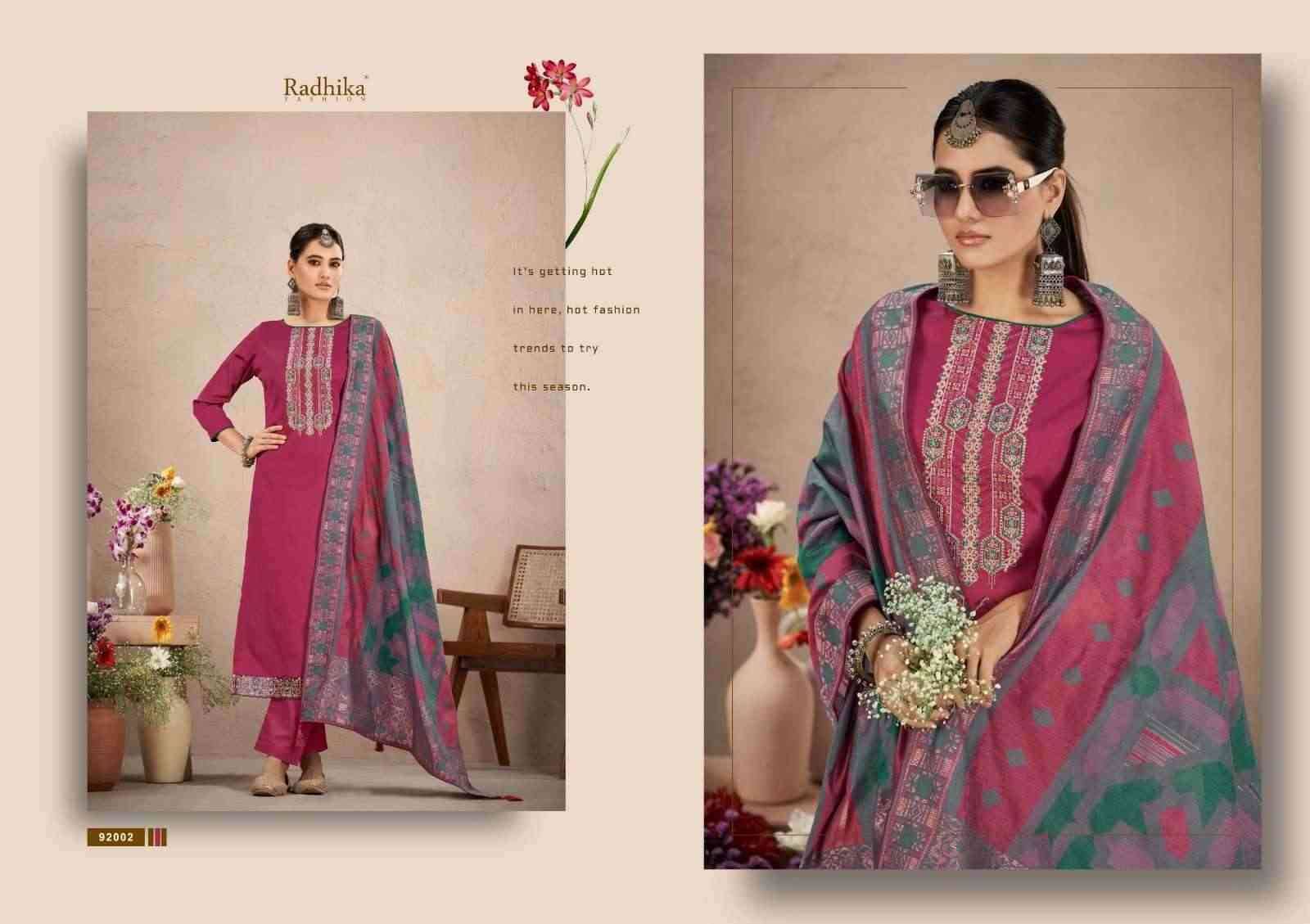 Bibo Jaan By Radhika Fashion 92001 To 92006 Series Beautiful Festive Suits Stylish Fancy Colorful Casual Wear & Ethnic Wear Jam Cotton Print Dresses At Wholesale Price