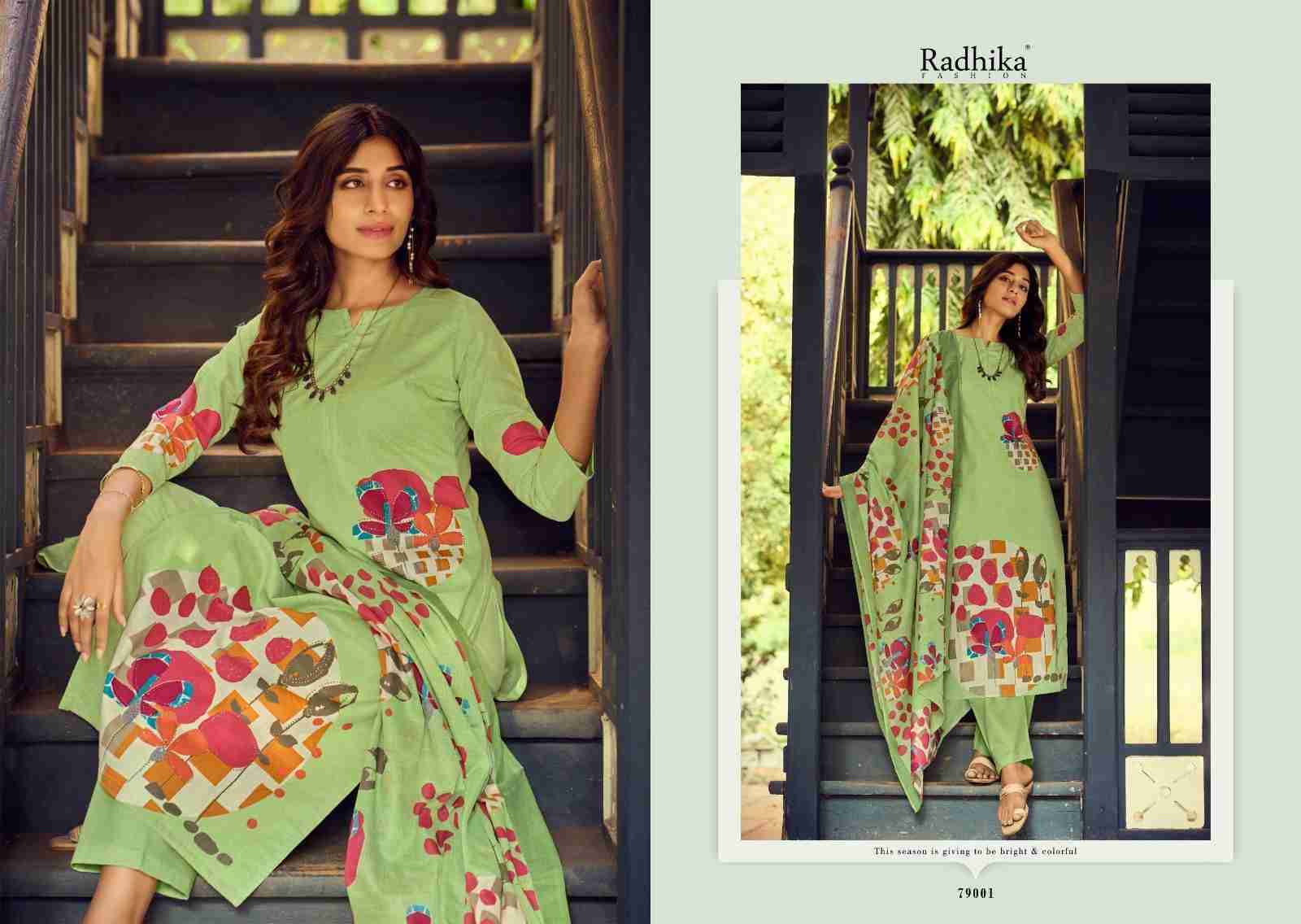 Zara Vol-5 By Radhika Fashion 79001 To 79008 Series Beautiful Festive Suits Stylish Fancy Colorful Casual Wear & Ethnic Wear Jam Cotton Print Dresses At Wholesale Price