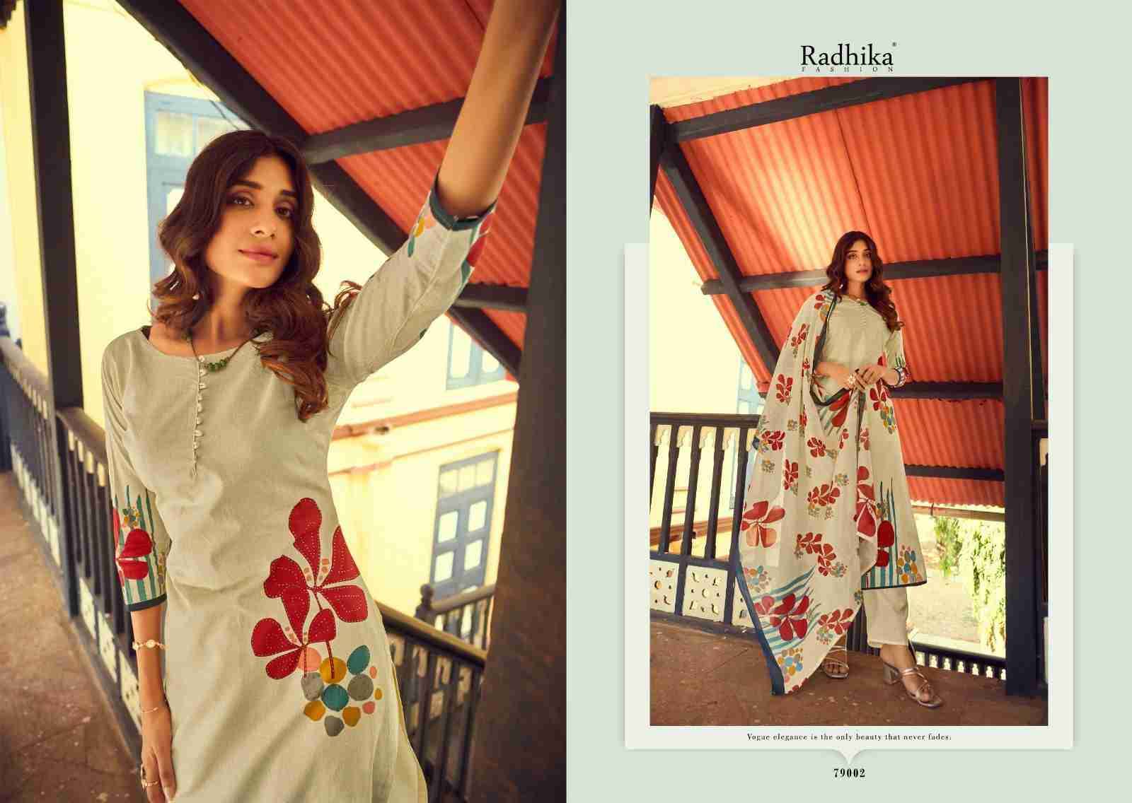 Zara Vol-5 By Radhika Fashion 79001 To 79008 Series Beautiful Festive Suits Stylish Fancy Colorful Casual Wear & Ethnic Wear Jam Cotton Print Dresses At Wholesale Price