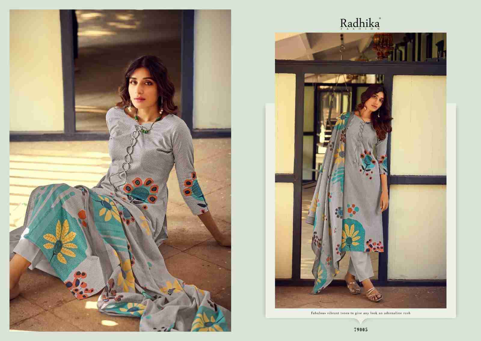 Zara Vol-5 By Radhika Fashion 79001 To 79008 Series Beautiful Festive Suits Stylish Fancy Colorful Casual Wear & Ethnic Wear Jam Cotton Print Dresses At Wholesale Price