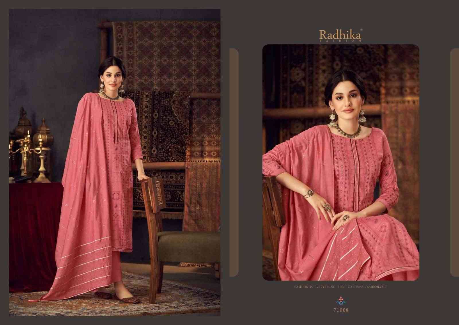 Mashakali By Radhika Fashion 71001 To 71008 Series Beautiful Festive Suits Stylish Fancy Colorful Casual Wear & Ethnic Wear Jam Cotton Print Dresses At Wholesale Price