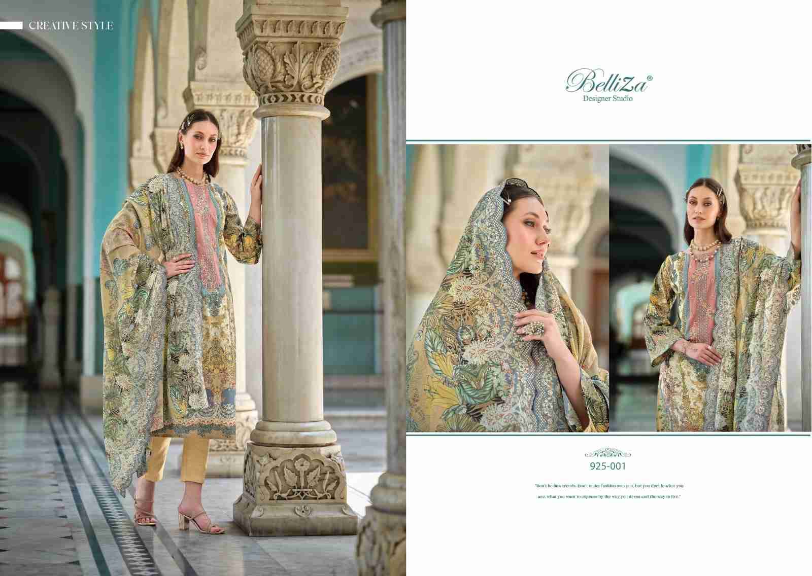 Guzarish Vol-12 By Belliza 925-001 To 925-008 Series Beautiful Stylish Festive Suits Fancy Colorful Casual Wear & Ethnic Wear & Ready To Wear Pure Cotton Digital Print Dresses At Wholesale Price