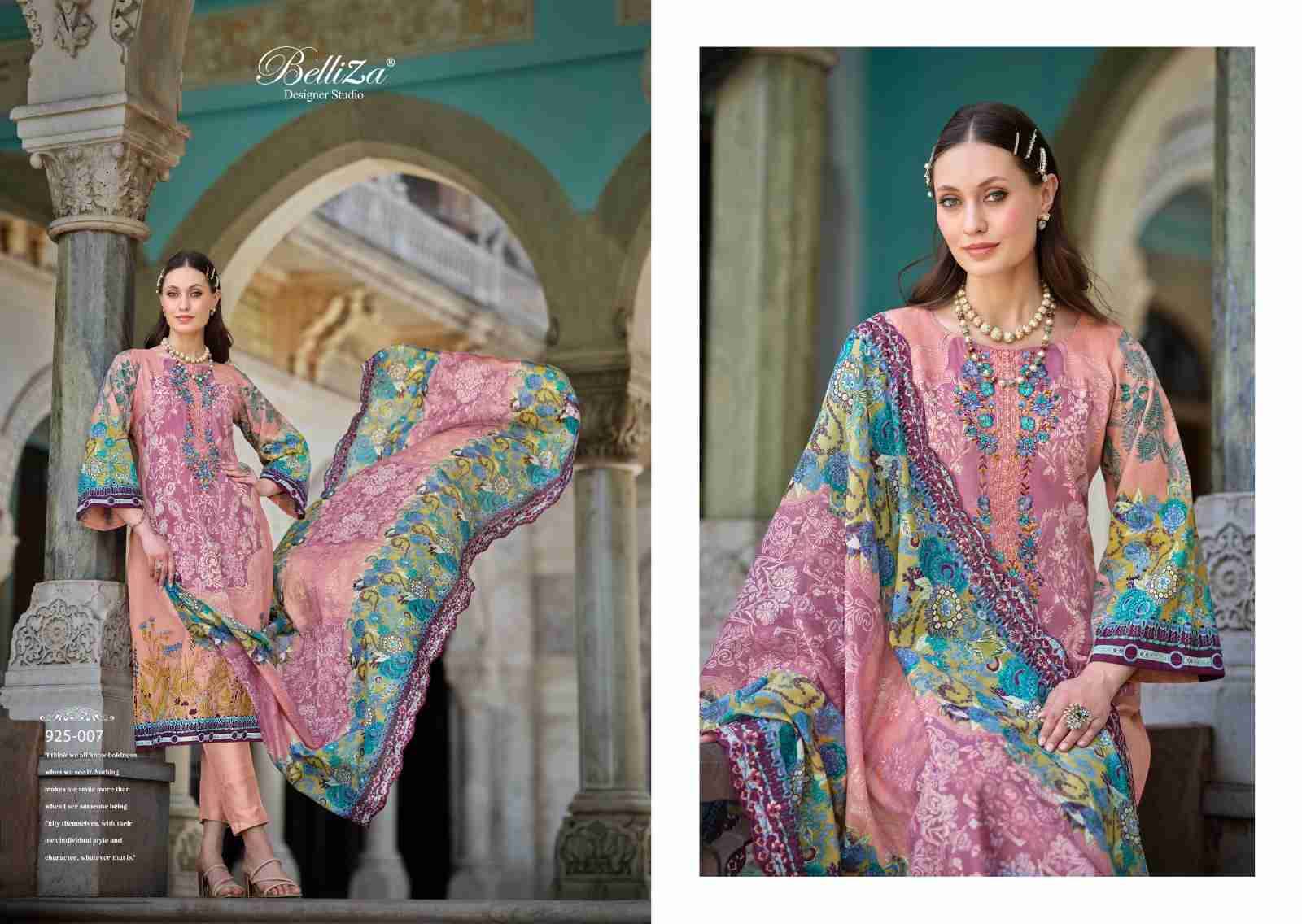 Guzarish Vol-12 By Belliza 925-001 To 925-008 Series Beautiful Stylish Festive Suits Fancy Colorful Casual Wear & Ethnic Wear & Ready To Wear Pure Cotton Digital Print Dresses At Wholesale Price