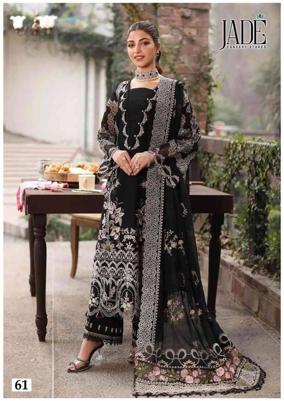 Chevron Vol-7 By Jade 61 To 66 Series Beautiful Festive Suits Stylish Fancy Colorful Casual Wear & Ethnic Wear Lawn Cotton Print Dresses At Wholesale Price