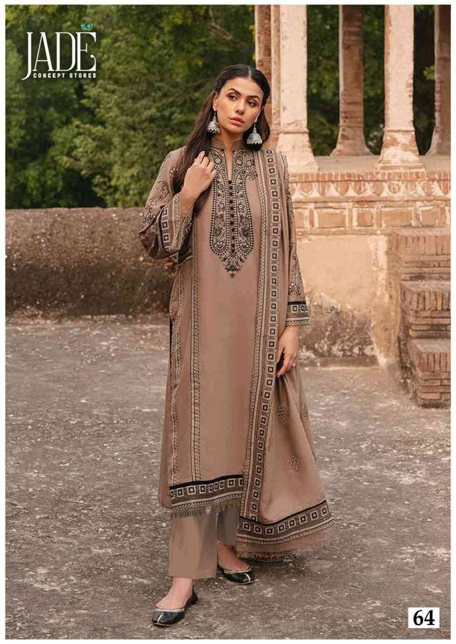 Chevron Vol-7 By Jade 61 To 66 Series Beautiful Festive Suits Stylish Fancy Colorful Casual Wear & Ethnic Wear Lawn Cotton Print Dresses At Wholesale Price