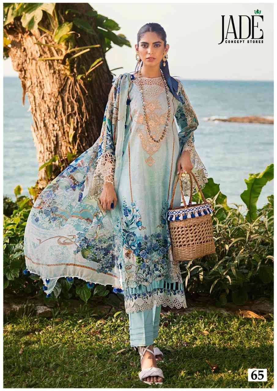 Chevron Vol-7 By Jade 61 To 66 Series Beautiful Festive Suits Stylish Fancy Colorful Casual Wear & Ethnic Wear Lawn Cotton Print Dresses At Wholesale Price