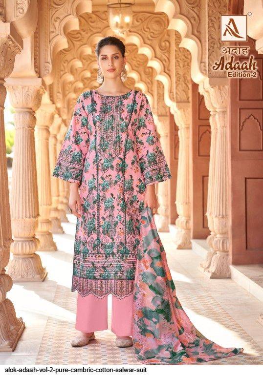 Adaah Vol-2 By Alok Suit 1531-001 To 1531-006 Series Beautiful Festive Suits Stylish Fancy Colorful Casual Wear & Ethnic Wear Pure Cambric Cotton Print Dresses At Wholesale Price