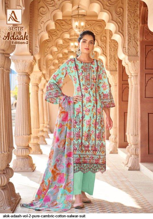 Adaah Vol-2 By Alok Suit 1531-001 To 1531-006 Series Beautiful Festive Suits Stylish Fancy Colorful Casual Wear & Ethnic Wear Pure Cambric Cotton Print Dresses At Wholesale Price