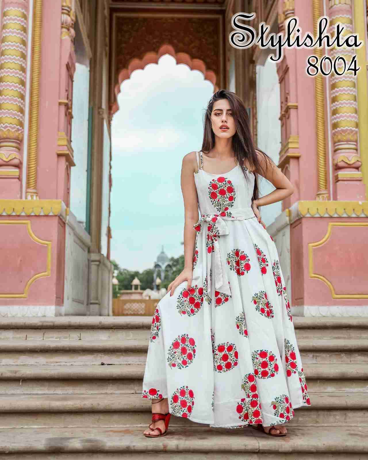 Stylishta Hits By Fashid Wholesale Beautiful Stylish Fancy Colorful Casual Wear & Ethnic Wear Pure Muslin Gowns At Wholesale Price