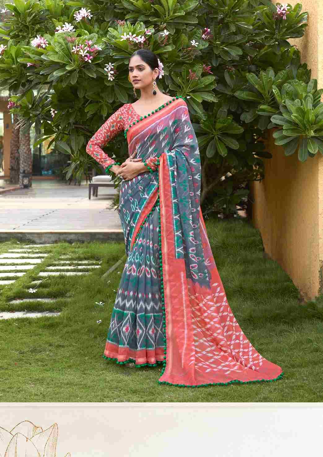 Pumpum Vol-12 By SR 12-J To 12-S Series Indian Traditional Wear Collection Beautiful Stylish Fancy Colorful Party Wear & Occasional Wear Mal Mal Cotton Sarees At Wholesale Price