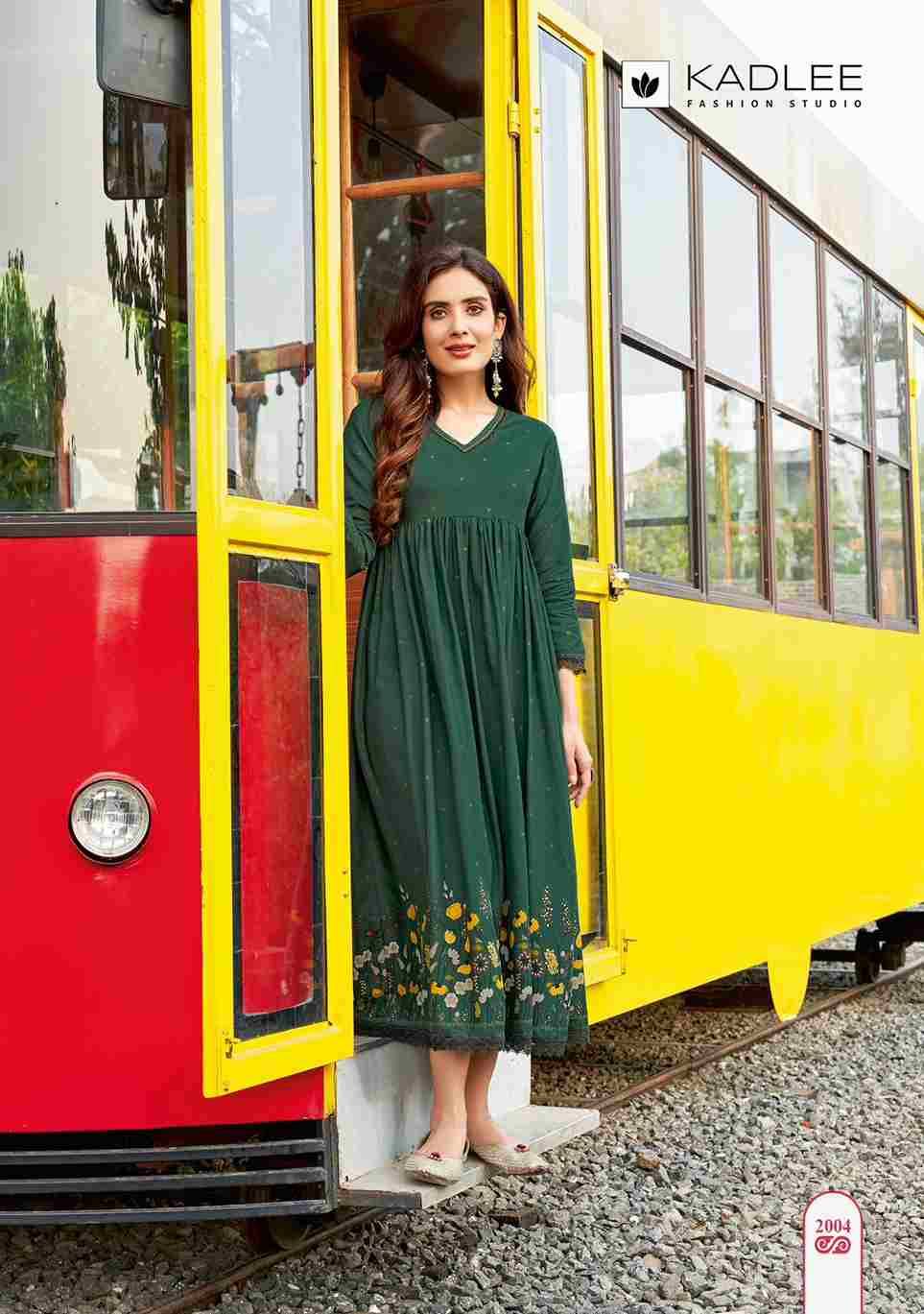 Infinity By Kadlee 2001 To 2006 Series Beautiful Stylish Fancy Colorful Casual Wear & Ethnic Wear Rayon Foil Gowns At Wholesale Price