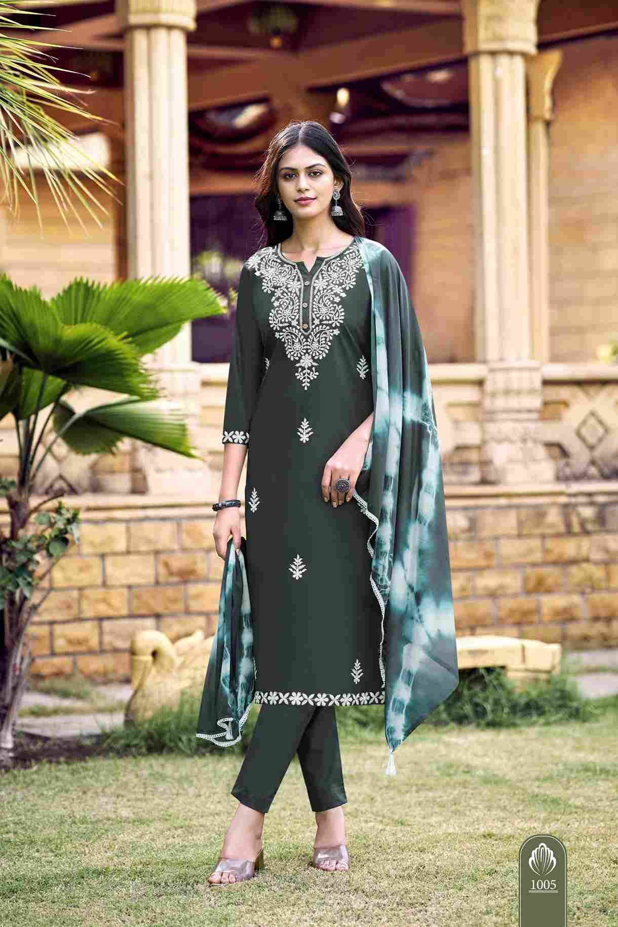 Lakhnavi By Ossm 1001 To 1006 Series Designer Festive Suits Collection Beautiful Stylish Fancy Colorful Party Wear & Occasional Wear Rayon Embroidered Dresses At Wholesale Price