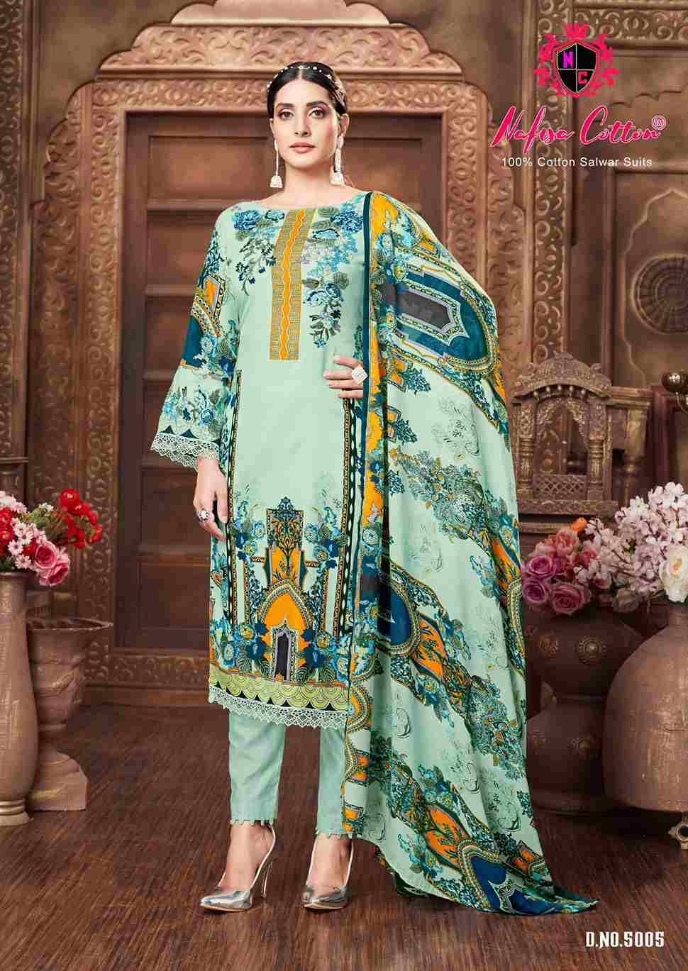 Mahera Vol-5 By Nafisa Cotton 5001 To 5006 Series Beautiful Festive Suits Stylish Fancy Colorful Casual Wear & Ethnic Wear Soft Cotton Print Dresses At Wholesale Price