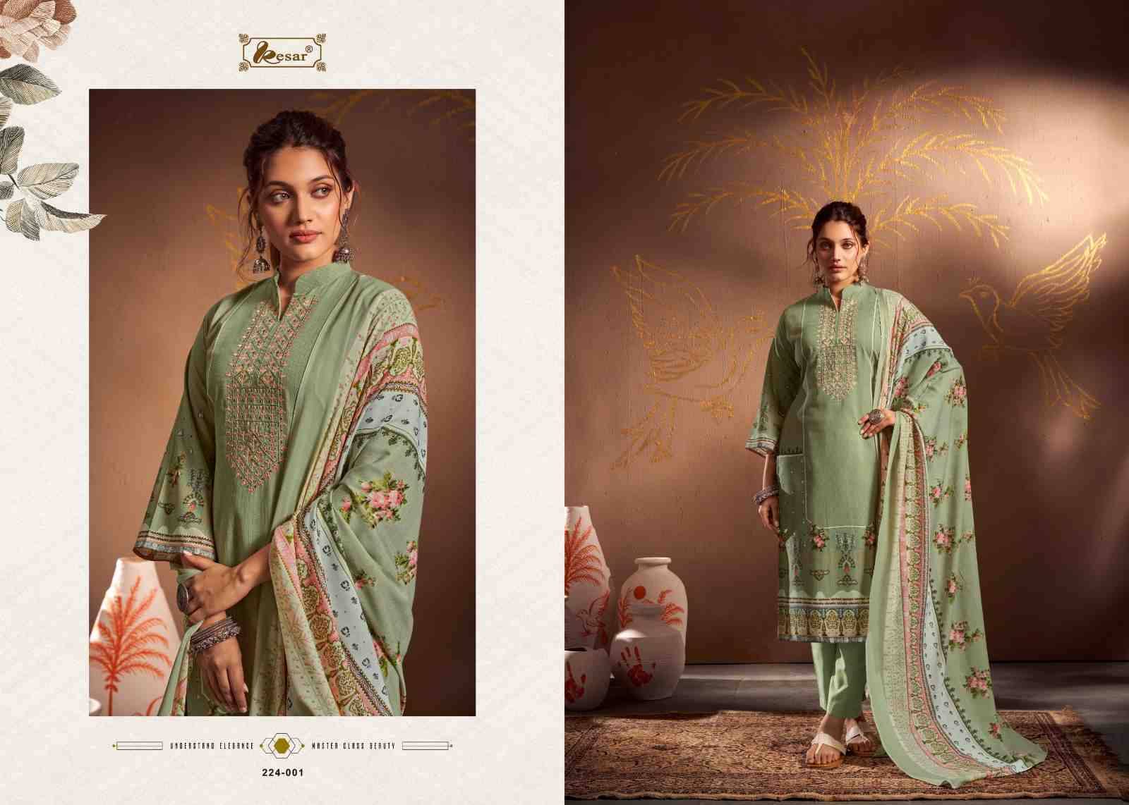 Naira Vol-60 By Kesar 224-001 To 224-006 Series Beautiful Festive Suits Stylish Fancy Colorful Casual Wear & Ethnic Wear Pure Lawn Cotton Print Dresses At Wholesale Price