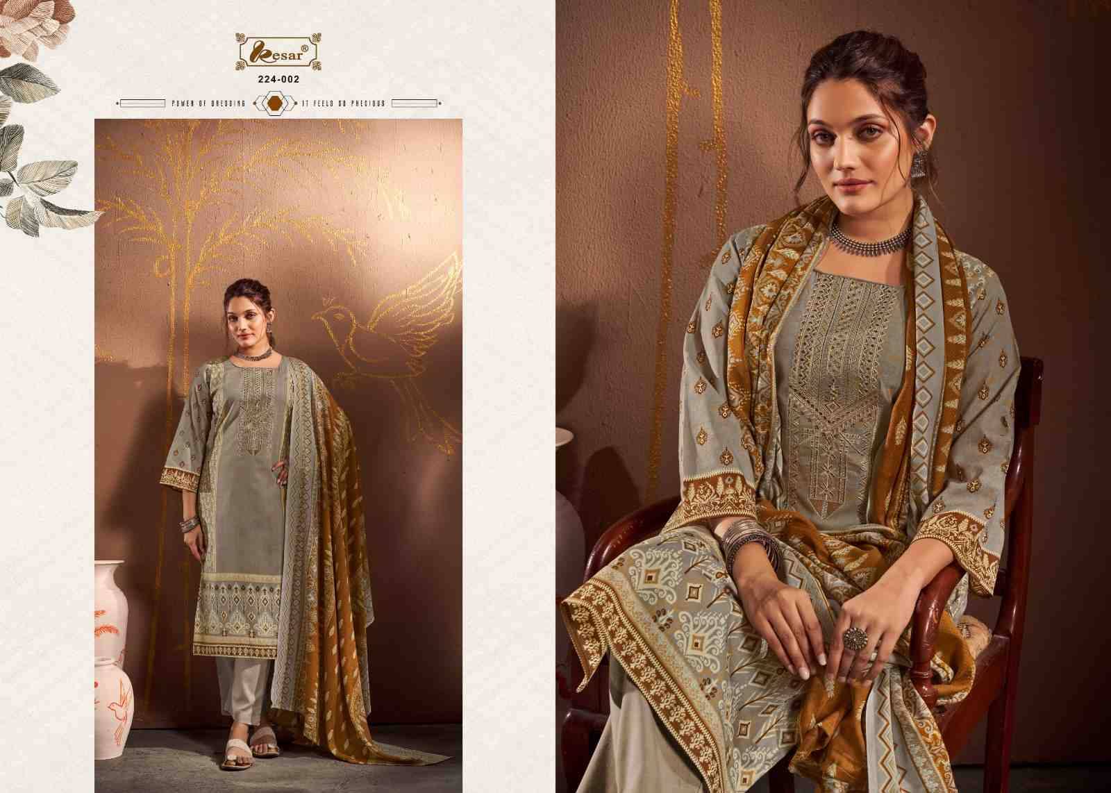 Naira Vol-60 By Kesar 224-001 To 224-006 Series Beautiful Festive Suits Stylish Fancy Colorful Casual Wear & Ethnic Wear Pure Lawn Cotton Print Dresses At Wholesale Price