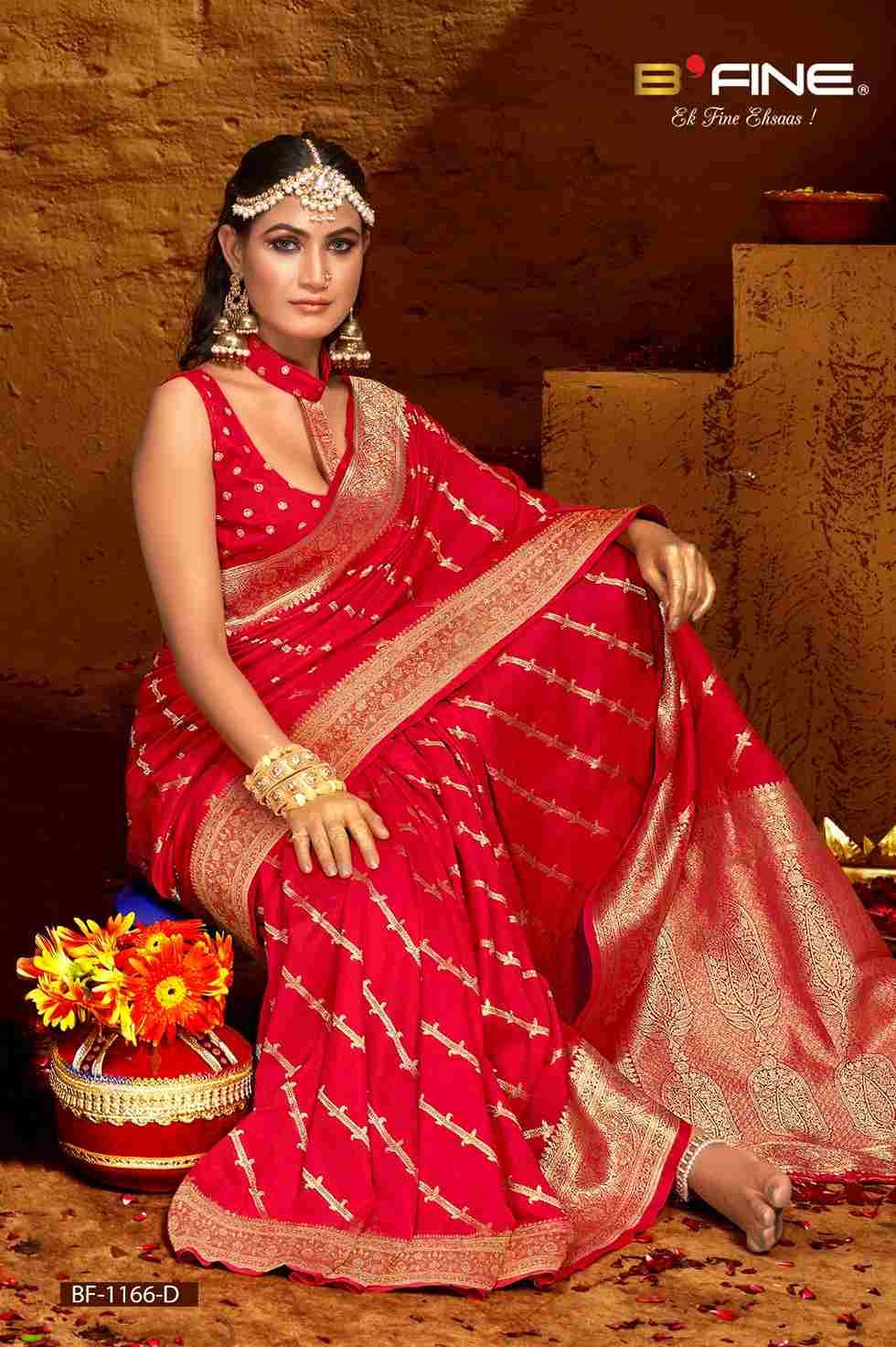 Shrisha By BFine 1166-A To 1166-F Series Indian Traditional Wear Collection Beautiful Stylish Fancy Colorful Party Wear & Occasional Wear Silk Sarees At Wholesale Price