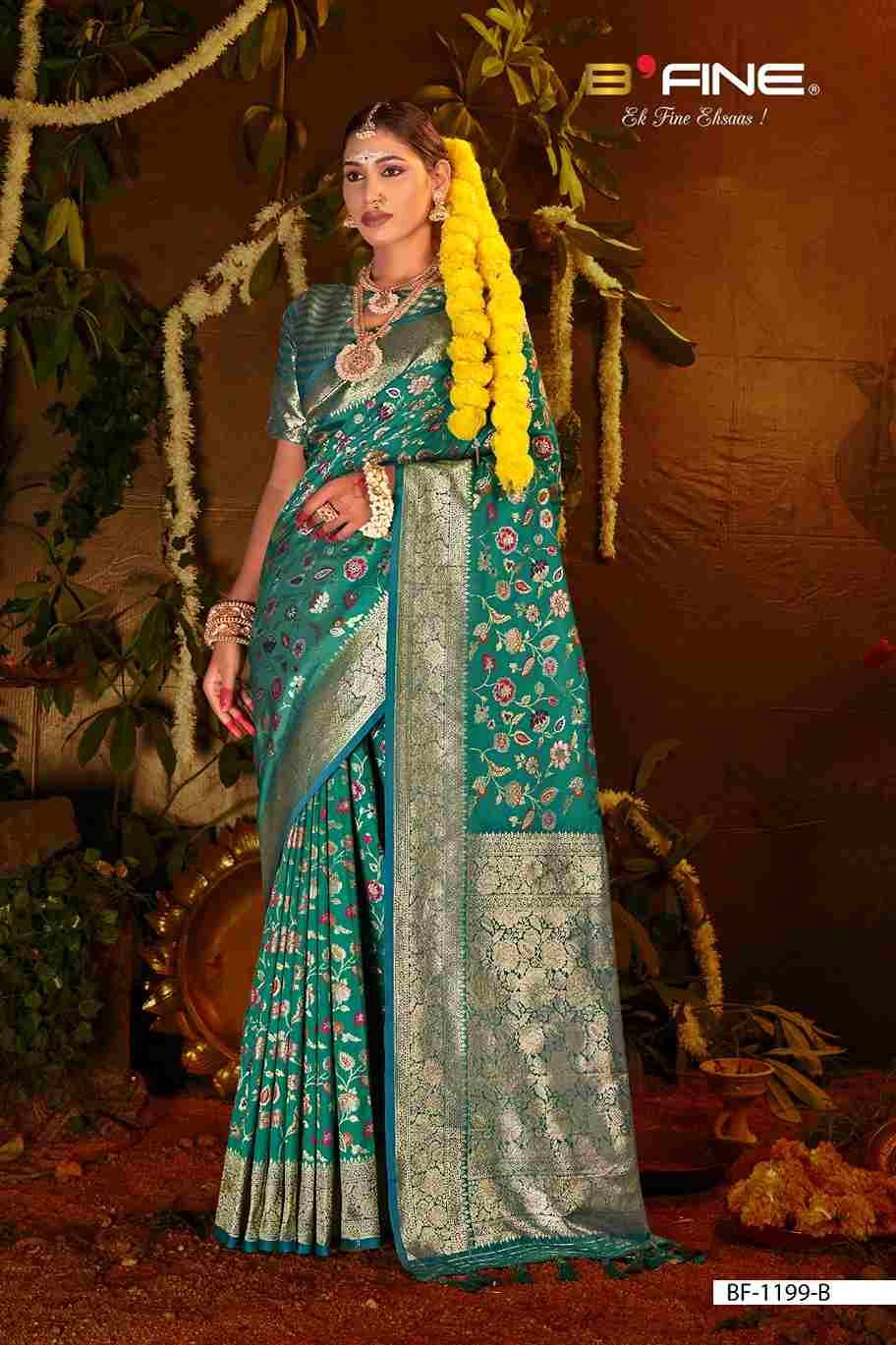 Dhwani By BFine Indian Traditional Wear Collection Beautiful Stylish Fancy Colorful Party Wear & Occasional Wear Silk Sarees At Wholesale Price