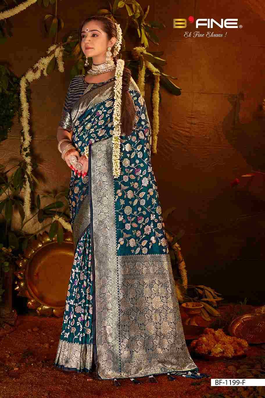 Dhwani By BFine Indian Traditional Wear Collection Beautiful Stylish Fancy Colorful Party Wear & Occasional Wear Silk Sarees At Wholesale Price