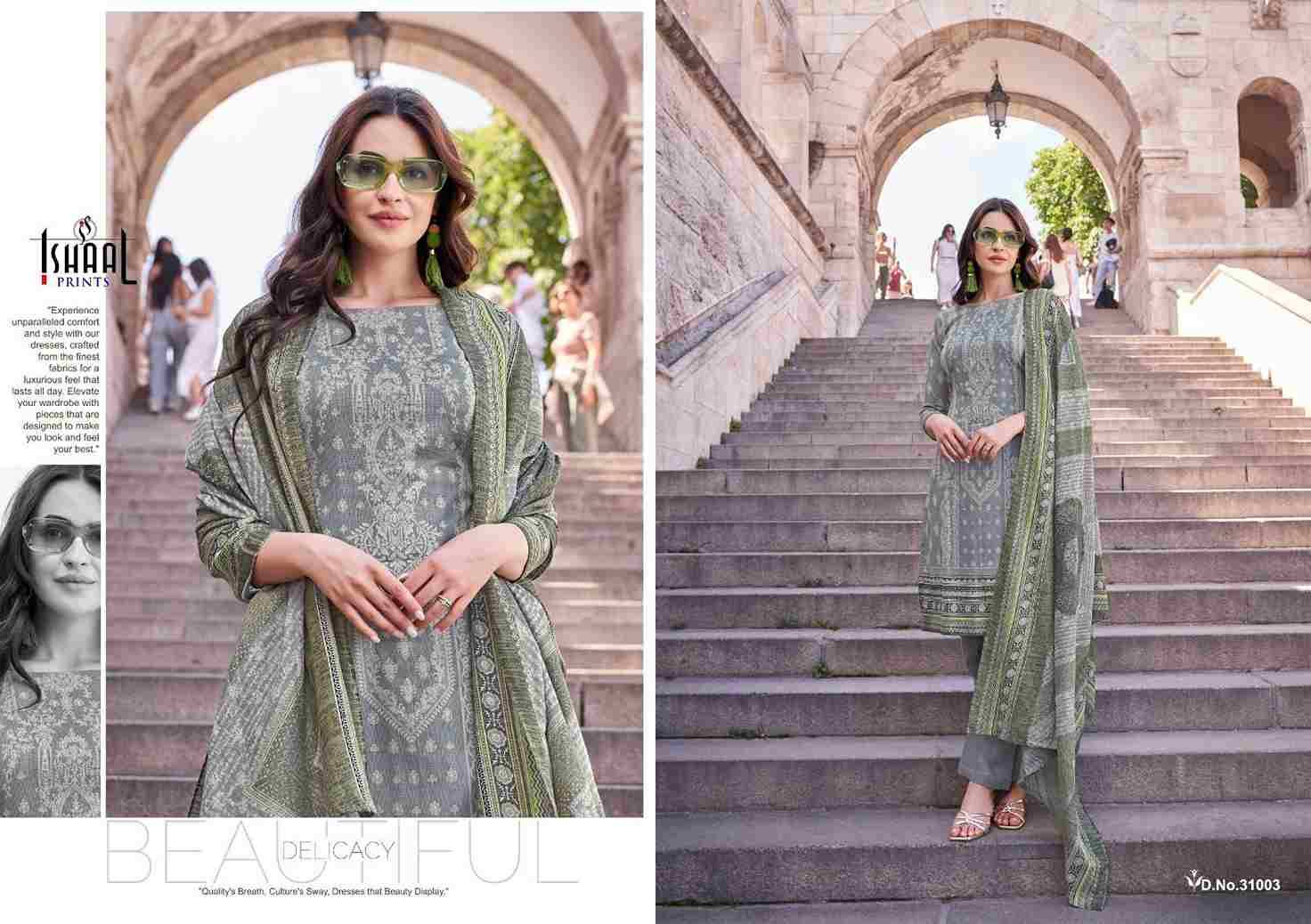 Gulmohar Vol-31 By Ishaal Prints 31001 To 31010 Series Beautiful Festive Suits Colorful Stylish Fancy Casual Wear & Ethnic Wear Pure Lawn Prints Dresses At Wholesale Price