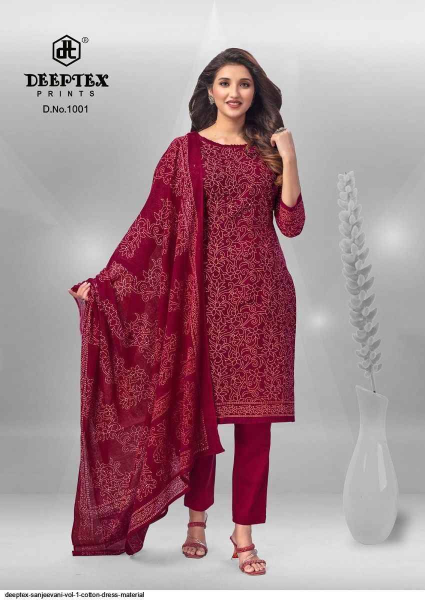 Sanjeevani By Deeptex Prints 1001 To 1008 Series Beautiful Festive Suits Colorful Stylish Fancy Casual Wear & Ethnic Wear Fancy Dresses At Wholesale Price